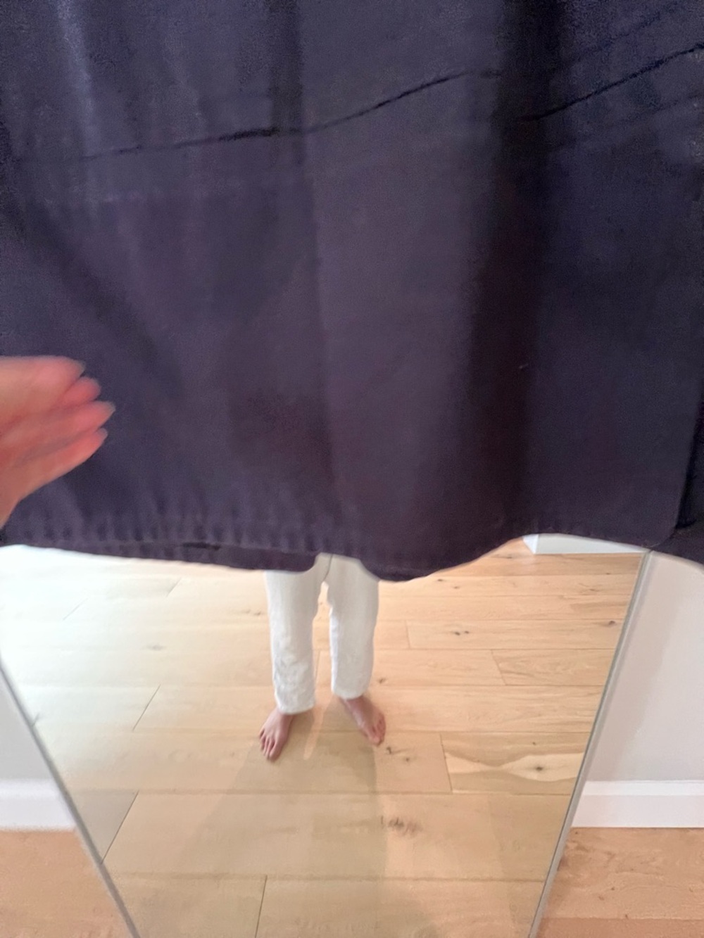 Club Monaco Classic Short-Sleeve Funnel Collar Jacket - Navy. Size M - Picture 9 of 14